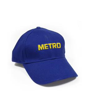 Baseball Cap METRO blue Wholesale