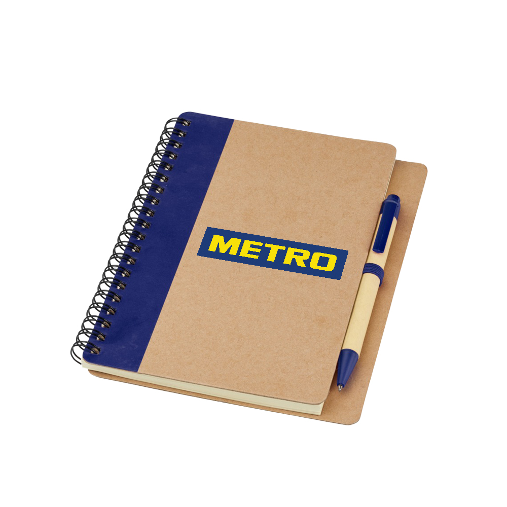 METRO Wholesale Notizbuch mit Stift A6 Priestly